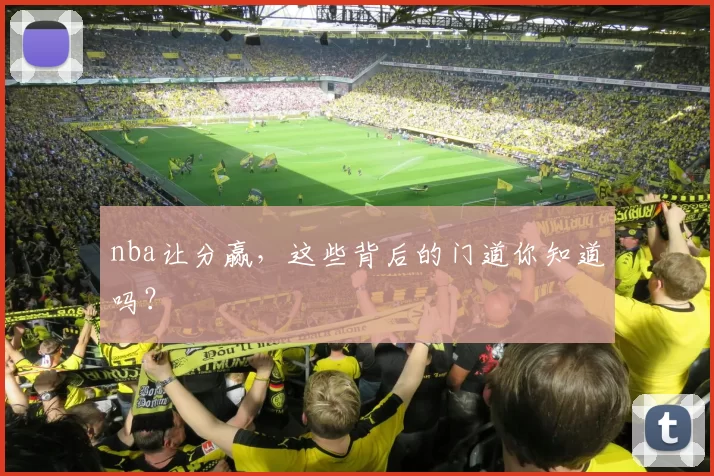 nba让分赢,这些背后的门道你知道吗?